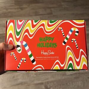 Happy Socks Colorful Candy-Themed Socks Set unisex 4 pcs 89% cotton